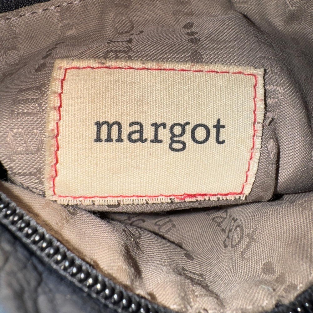 Margot Black Leather Shoulder Crossbody Bag - Picture 4 of 7